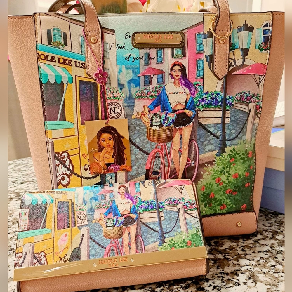 Set of 2 pieces Bag and purse,,Nicole Lee